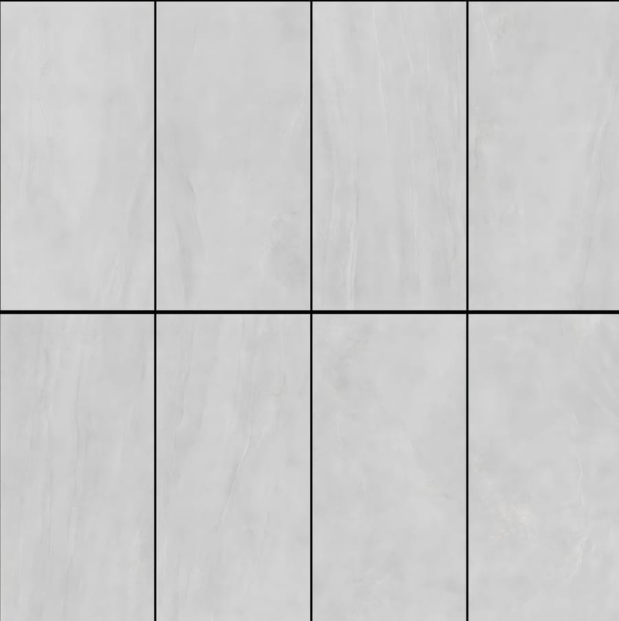 Scandinavian neutral tile interior