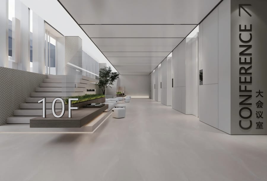 Warm neutral wellness wall