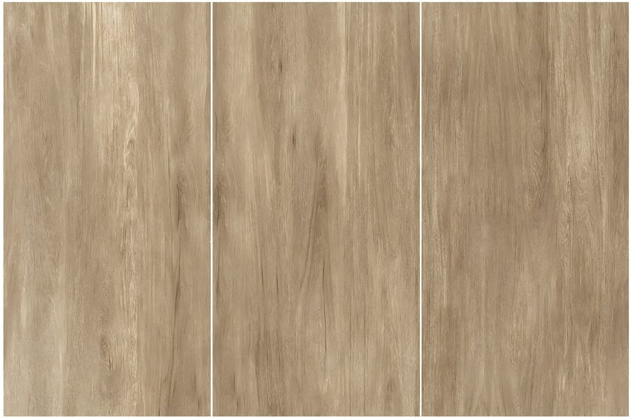 Warm wood-look interior
